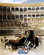 Francisco de goya y Lucientes Picador Caught by the Bull oil